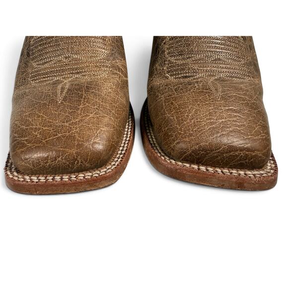 ARIAT Men\'s 11.5EE Gold Point Western Boots Broad Square Toe - EUC main image 12